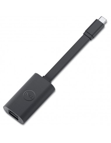 Adaptador usb tipo c a rj45 dell macho - hembra negro