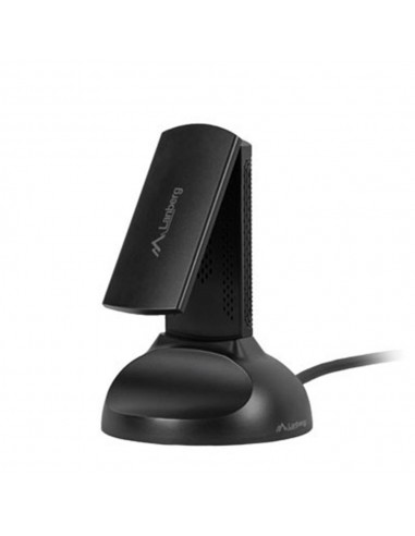 Adaptador red lanberg usb wifi ax3000 tri - banda 2x antenas internas
