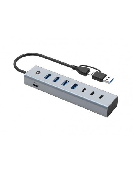 Hub usb 3.0 conceptronic hubbies20g 7 puertos usb - c a 3xusb - c 4xusb - a Hub usb 3.0 conceptronic hubbies20g 7 puertos usb - c a 3xusb - c 4xusb - a