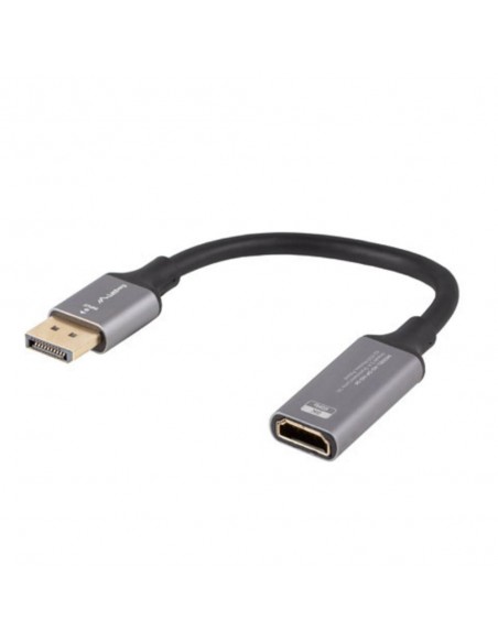 Adaptador 8k displayport a hdmi lanberg 20cm - macho - hembra