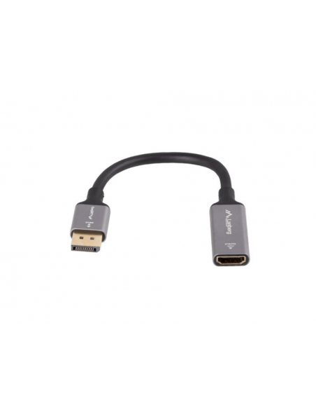 Adaptador 8k displayport a hdmi lanberg 20cm - macho - hembra Adaptador 8k displayport a hdmi lanberg 20cm - macho - hembra