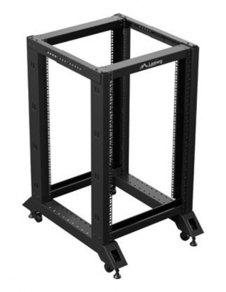 Armario lanberg abierto rack 19 pulgadas 18u - 600x800 negro Armario lanberg abierto rack 19 pulgadas 18u - 600x800 negro