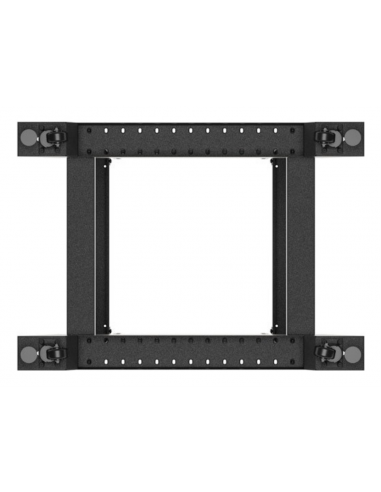 Armario lanberg abierto rack 19 pulgadas 18u - 600x800 negro
