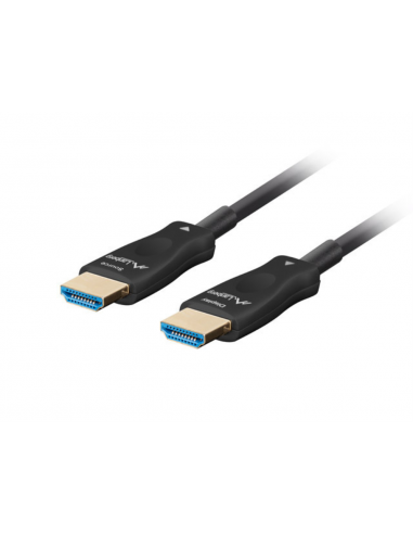Cable hdmi aoc lanberg v2.1 m - m optico activo 8k 60hz 30m negro