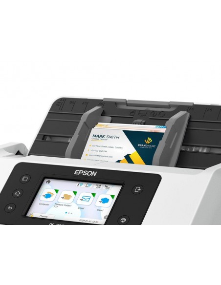 Escaner documental epson worforce ds - 800wn a4 - 50ppm - usb - red - wifi