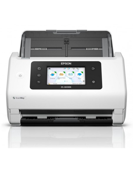 Escaner documental epson worforce ds - 800wn a4 - 50ppm - usb - red - wifi