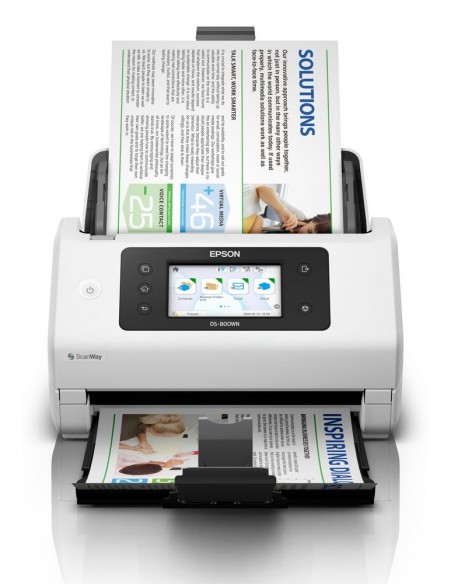 Escaner documental epson worforce ds - 800wn a4 - 50ppm - usb - red - wifi