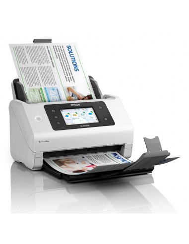 Escaner documental epson worforce ds - 800wn a4 - 50ppm - usb - red - wifi
