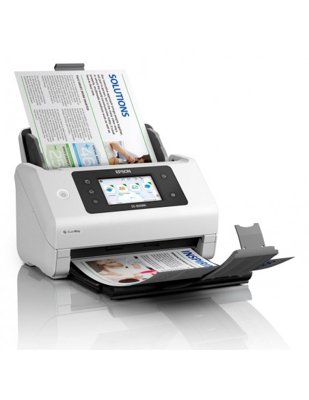 Escaner documental epson worforce ds - 800wn a4 - 50ppm - usb - red - wifi