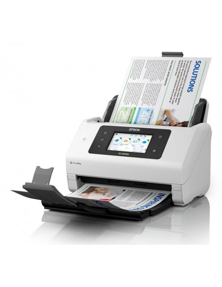 Escaner documental epson worforce ds - 800wn a4 - 50ppm - usb - red - wifi