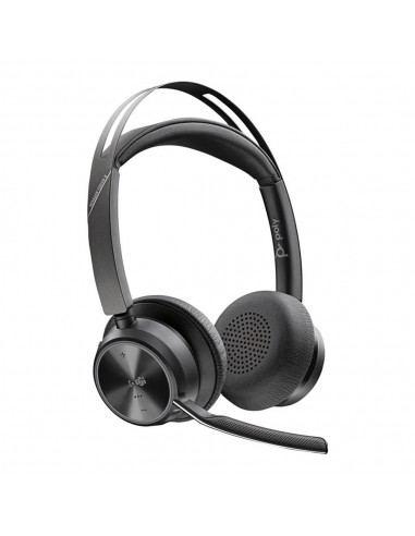 Auriculares poly voyager focus 2 inalambrico negro