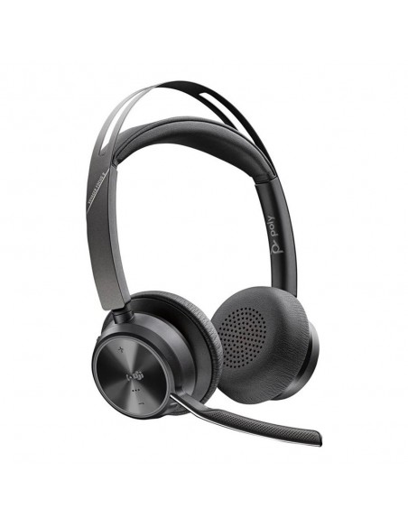 Auriculares poly voyager focus 2 inalambrico negro