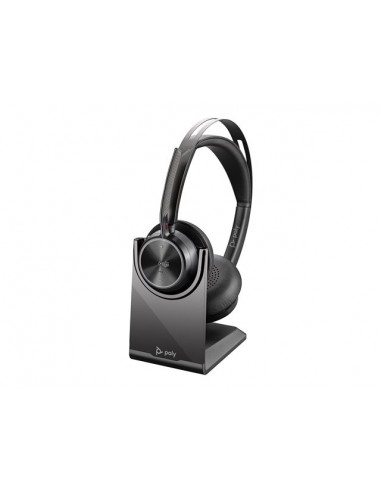 Auriculares poly voyager focus 2 inalambrico negro