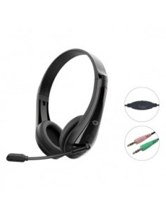 Auriculares conceptronic polona06b3t jack 3.5mm 1.8m negro