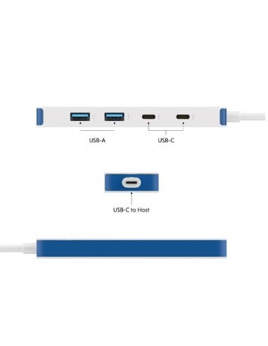 Hub targus usb tipo c 4 en 1