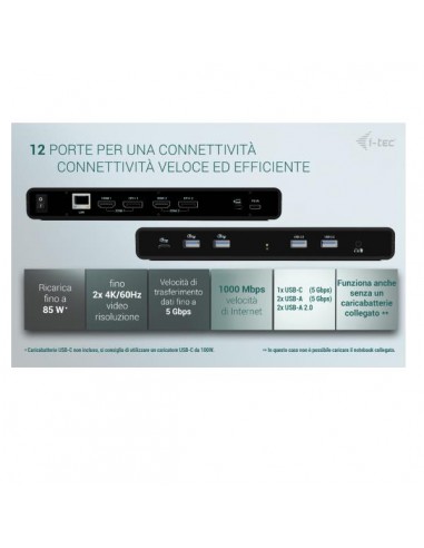 Docking station i - tec 12 en 1