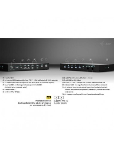 Docking station i - tec 12 en 1