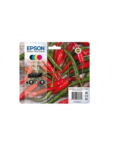 Multipack cartucho tinta epson 503 4 colores pimiento