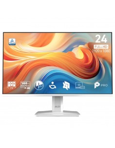 Monitor led 24 pulgadas msi pro mp243w e14 ips - fhd - dp - hdmi - 144hz - 1ms - vesa 100x100