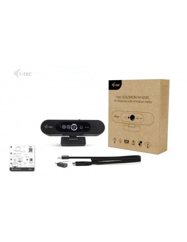 Webcam i - tec solomon wh200 2k 4mpx