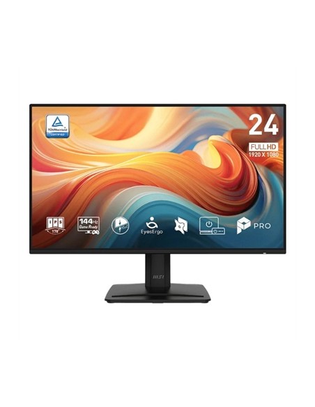 Monitor led 23.8 pulgadas msi pro mp243 e14 ips - fhd - dp - hdmi - 144hz - 1ms