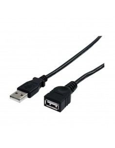 Cable usb 2.0 startech 3m - macho - hembra - negro