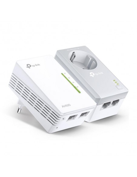 Kit de adaptadores powerline wifi tp - link tl - wpa4226 kit av600