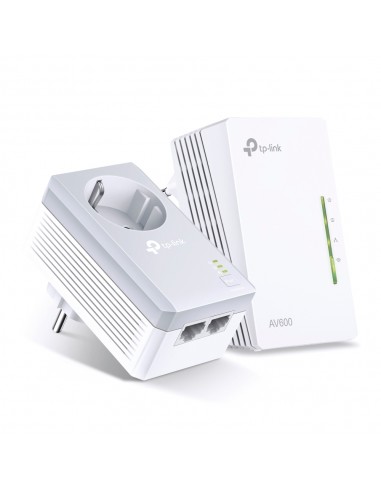 Kit de adaptadores powerline wifi tp - link tl - wpa4226 kit av600