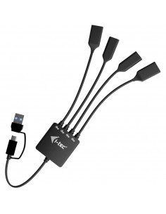 Hub i - tec usb tipo c - usb tipo a 4 en 1