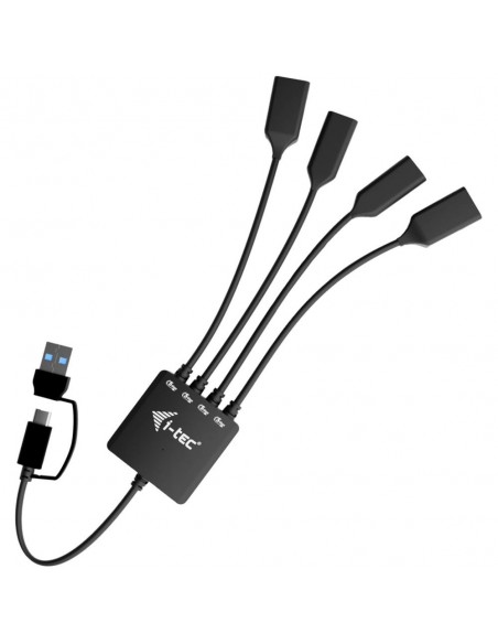 Hub i - tec usb tipo c - usb tipo a 4 en 1