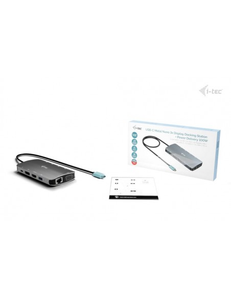 Docking station i - tec usb tipo c 10 en 1 + cargador universal 100w Docking station i - tec usb tipo c 10 en 1 + cargador universal 100w