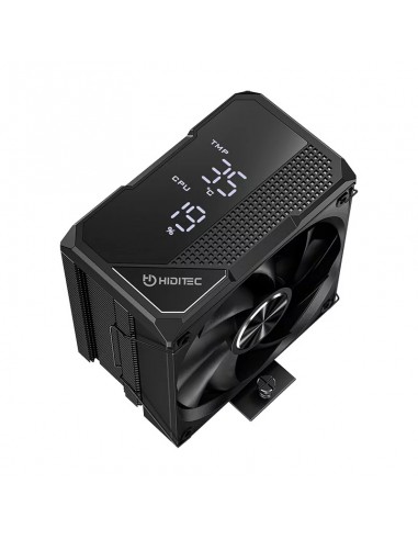 Ventilador disipador cpu hiditec dc20 pro pwm 120mm negro
