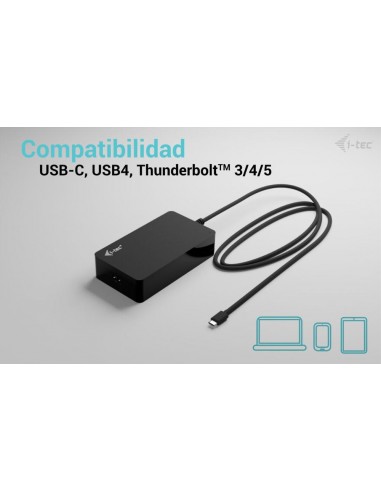 Cargador universal i - tec charger - c140w 140w usb tipo c negro