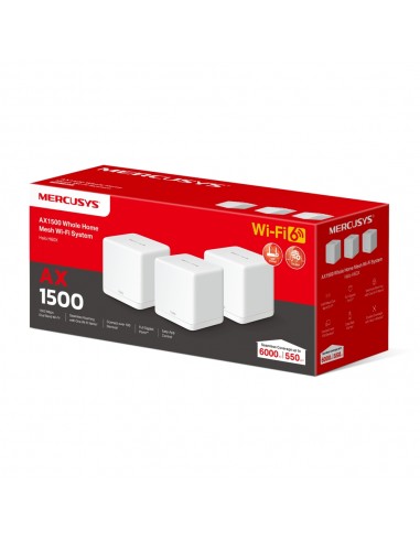 Punto de acceso mercusys halo h60x 3 - pack
