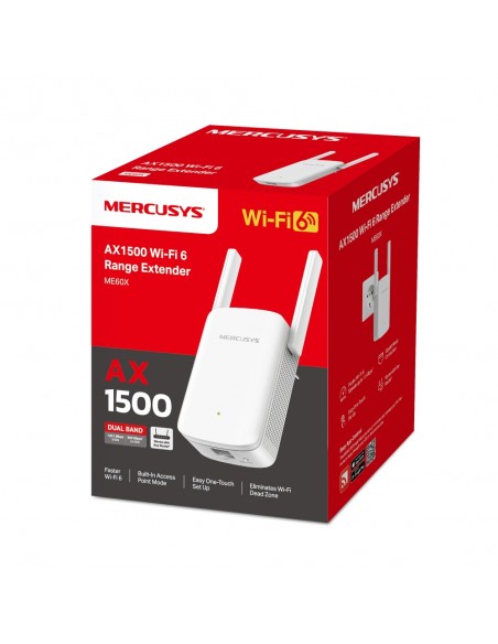 Repetidor wifi6 mercusys mercusys me60x ax1500 Repetidor wifi6 mercusys mercusys me60x ax1500