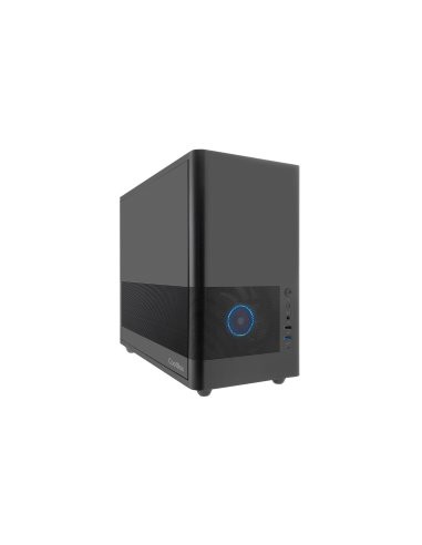 Caja ordenador coolbox mp2 frontal rejilla matx negro usb 3.2