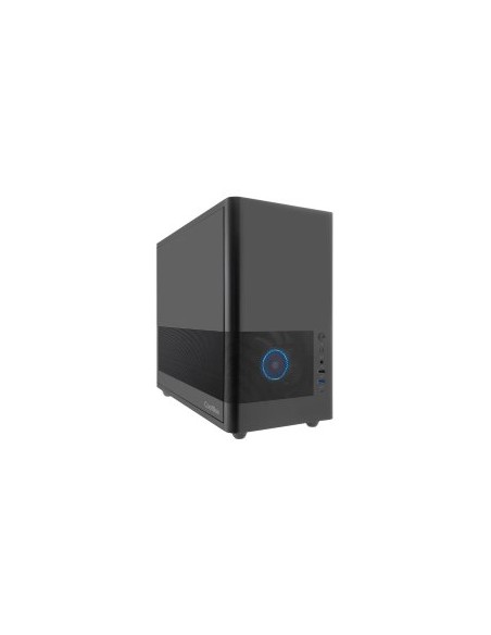 Caja ordenador coolbox mp2 frontal rejilla matx negro usb 3.2
