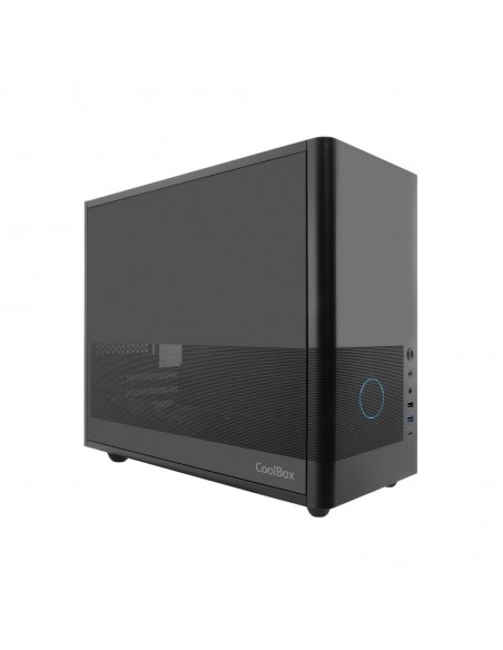 Caja ordenador coolbox mp2 frontal rejilla matx negro usb 3.2 Caja ordenador coolbox mp2 frontal rejilla matx negro usb 3.2