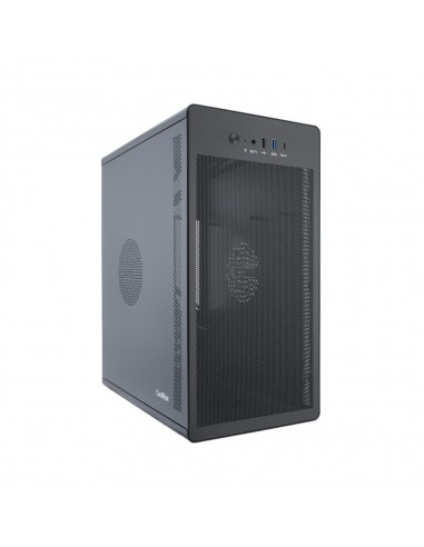 Caja ordenador coolbox m100 matx frontal rejilla negro usb 3.2