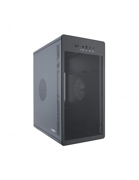 Caja ordenador coolbox m100 matx frontal rejilla negro usb 3.2