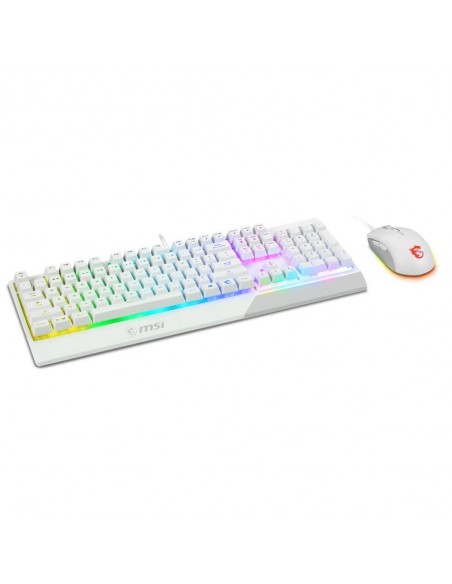 Teclado + raton gaming msi vigor ck30 blanco Teclado + raton gaming msi vigor ck30 blanco