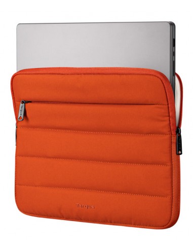 Funda targus puffer para portatil 14 pulgadas naranja
