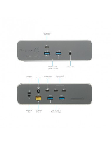 Docking station tatgus 10 en 1 + epr 140w