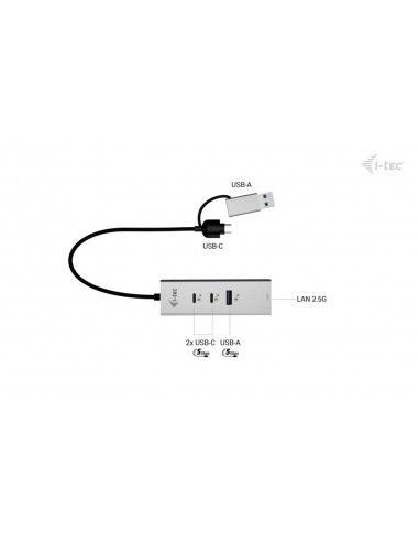Hub i - tec usb tipo c - usb tipo a 4 en 1