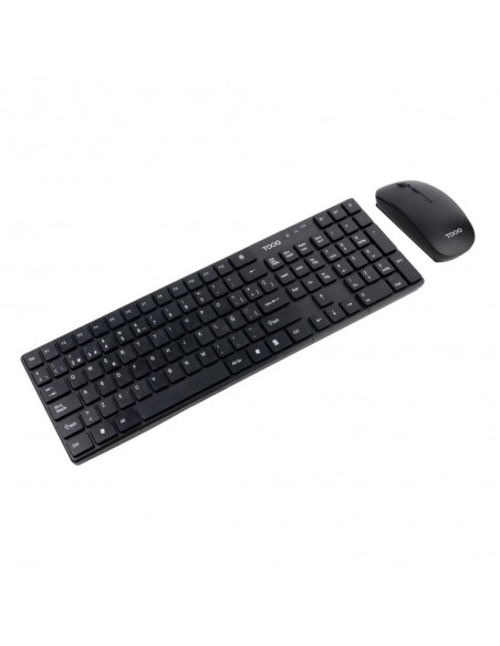 Teclado + raton tooq tqkmw - 3102 - b rf inalambrico negro