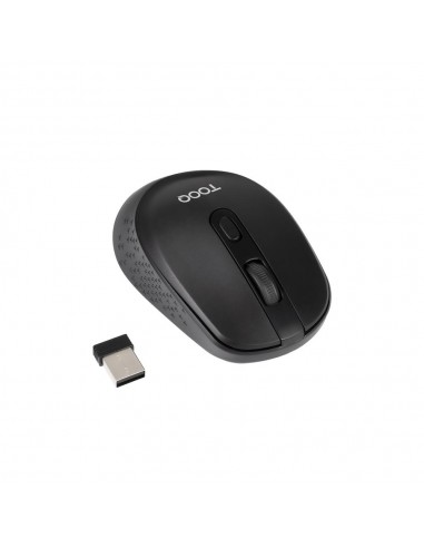 Raton inalambrico tooq tqmw - 1101 - b negro