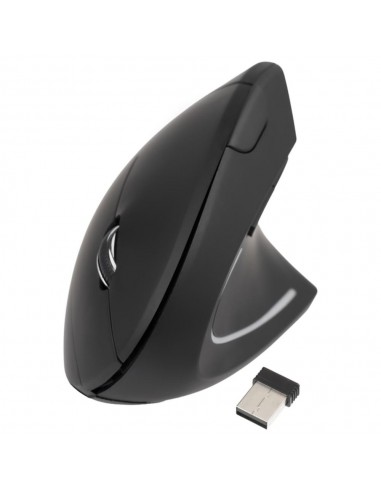 Raton vertical inalambrico tooq tqmwg - 1104 - b negro