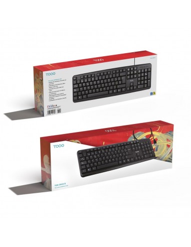 Teclado tooq tqk - 2002 - b negro