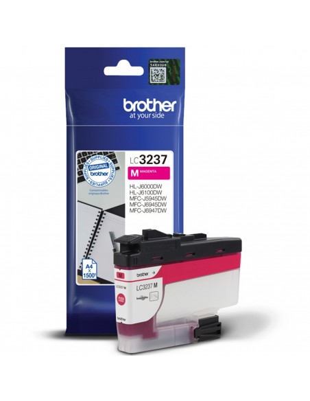 Cartucho tinta brother lc3237m magenta 1500 páginas