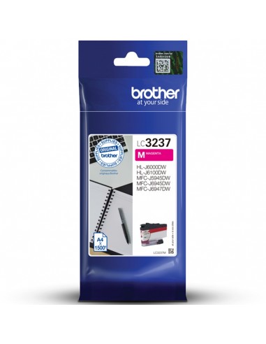 Cartucho tinta brother lc3237m magenta 1500 páginas